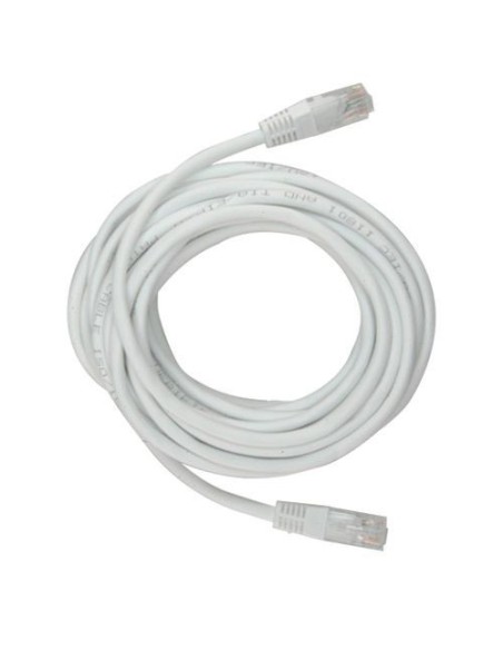 Latiguillo de red de 5m, cable UTP categoría 5E, blanco
