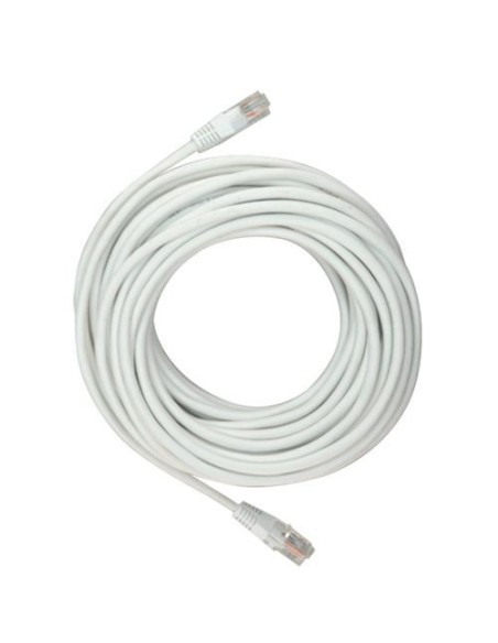Latiguillo de red de 10m, cable UTP categoría 5E, blanco