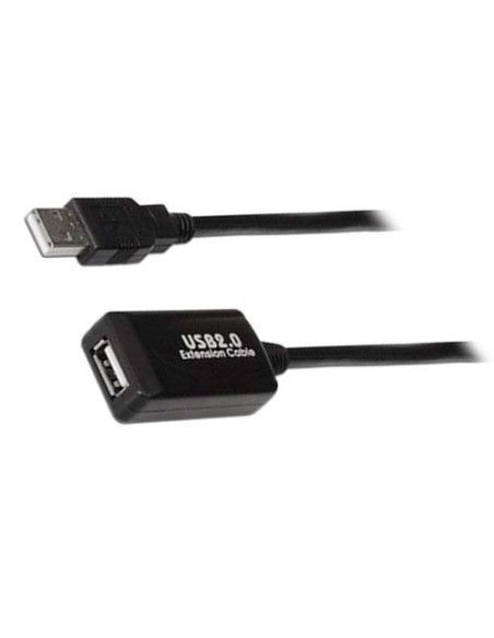 Latiguillo extensor activo USB 2.0 de 5m, negro