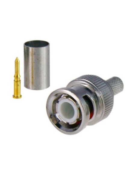Conector de alta calidad BNC macho de crimpar para cable RG59