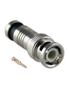 Conector BNC macho rápido de compresión para cable RG59