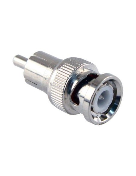 Conector BNC macho a RCA macho