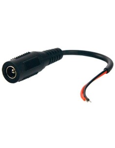 Conector de alimentación DC hembra a dos cables paralelos