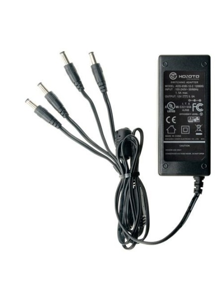 Fuente de alimentación conmutada de 12V 5A con 4 salidas