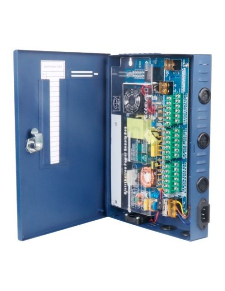 PD-250-18-SLIM Caja de distribución de alimentación de 18 salidas 12V 20A