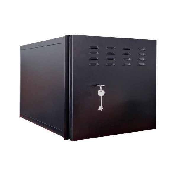 LOCKBOX-6U-SL Caja metálica cerrada 6U para DVR