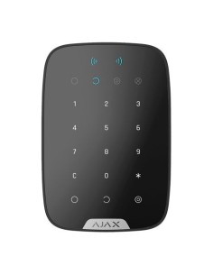 AJ-KEYPADPLUS-B Teclado inalámbrico Ajax negro con lector RFID de tarjetas/tags