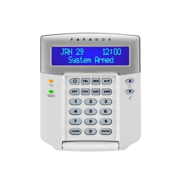 Teclado Paradox cableado K32LCD+ abierto