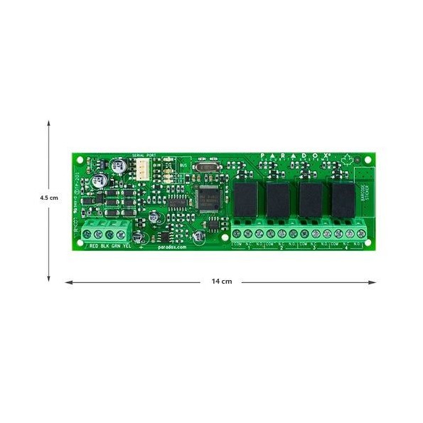 Módulo Paradox PGM4 de 4 salidas PGM Grado 3
