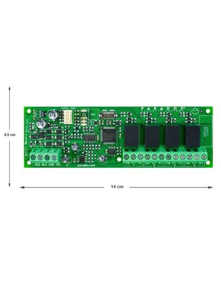 Módulo Paradox PGM4 de 4 salidas PGM Grado 3