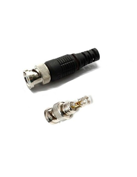 Conector BNC macho de atornillar para todo tipo de cable