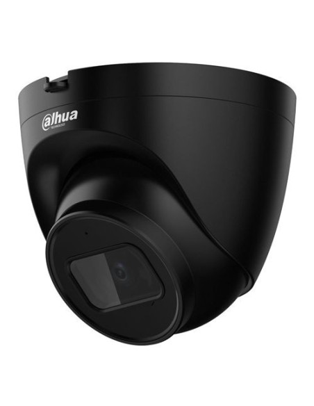 IPC-HDW2230T-AS-S2-B Cámara IP domo Dahua negra, 2 Mpx., 110 grados, visión nocturna 30m