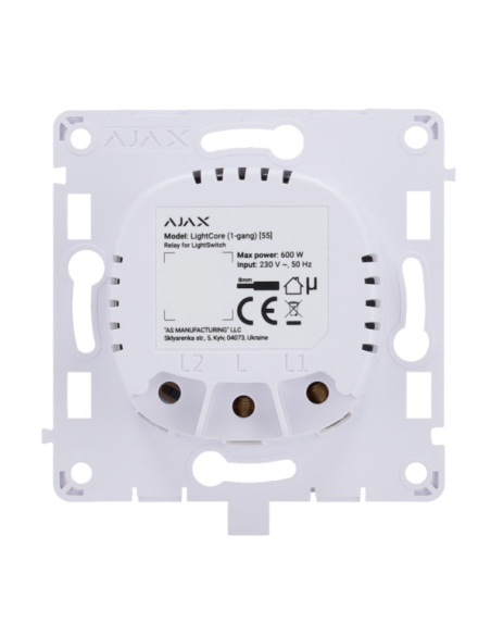 AJ-LIGHTCORE-1G Relé para interruptor de luz inteligente simple