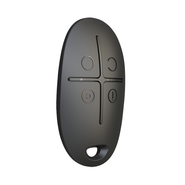 AJ-SPACECONTROL-B-DUMMY Carcasa para mando remoto Negro Ajax