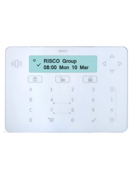 RPKELPWT000B Teclado táctil Elegant RISCO con Lector de Proximidad