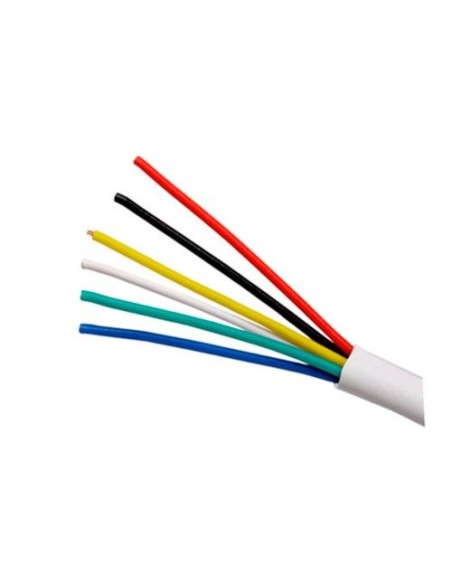 Cable  de alarma de 6 hilos, bobina de 100m