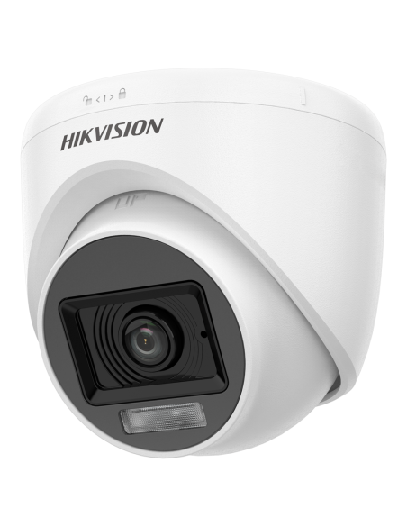 DS-2CE76K0T-LPFS(2.8mm) Cámara Domo 4en1 Hikvision 5 Mpx, 107 grados con Micro