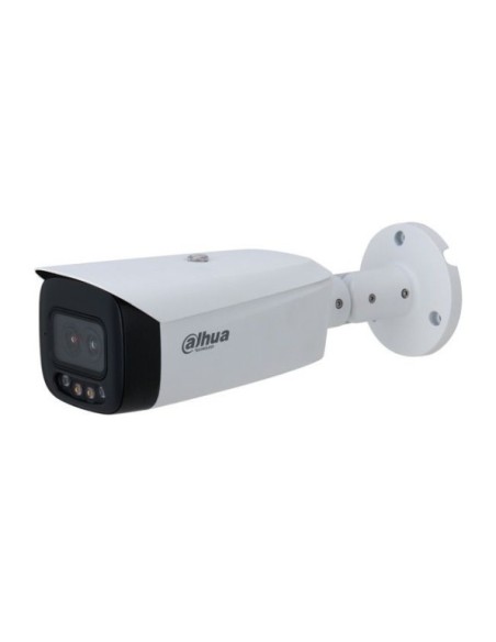 IPC-HFW5449T1-ASE-D2 Cámara IP Dahua WizMind Full Color con lente dual 4 Mpx, LED 50m con Micro