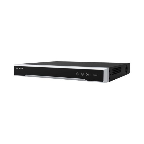 DS-7616NI-Q2/16P(D) Grabador NVR Hikvision 16 CH IP 8 Mpx (4K) con 16 puertos PoE, admite 2 HDD