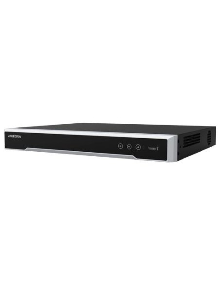 DS-7616NI-Q2/16P(D) Grabador NVR Hikvision 16 CH IP 8 Mpx (4K) con 16 puertos PoE, admite 2 HDD