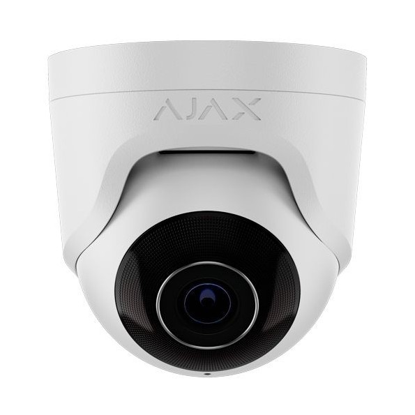 AJ-TURRETCAM-5-W Cámara IP Ajax de 5 Mpx, 100-110 grados, IR 50m con Micro