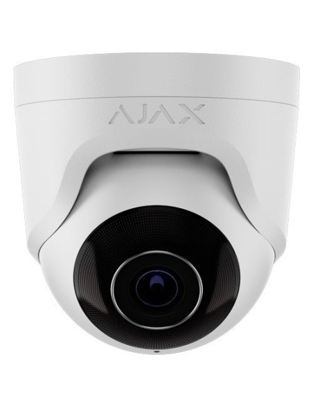 AJ-TURRETCAM-8-0400-W Cámara IP Ajax de 8 Mpx (4K), 75-85 grados, IR 35m con Micro
