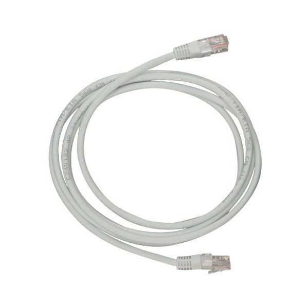 Latiguillo de red de 2m, cable UTP categoría 5E, blanco