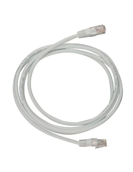 Latiguillo de red de 2m, cable UTP categoría 5E, blanco
