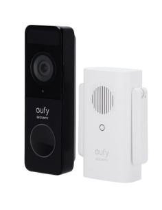 EUFY-DOORBELL-C211 Kit de Timbre Wifi con vídeo Eufy, 2 Megapíxeles, Batería, Audio bidireccional y Detección de Humanos