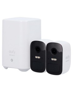 EUFY-CAM2C-S210 Kit 2 Cámaras Wifi de exterior 2 Mpx + 1 HomeBase Eufy