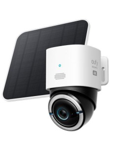 EUFY-4GLTECAM-S330 Cámara exterior IP Wifi y 4G Eufi 4K con Panel Solar y Batería, Audio, PIR e IA