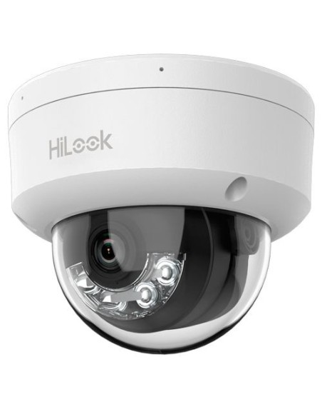 IPC-D140HA-LUC Domo IP HiLook de interior, 4 Mpx, 104 grados, visión nocturna 20m con Micro