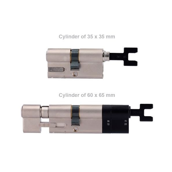 YALE-CYLINDER-ADJ Cilindro con accesorios YALE regulable doble embrague