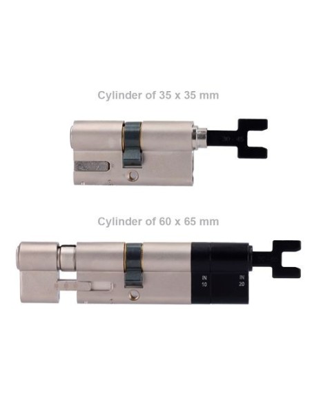 YALE-CYLINDER-ADJ Cilindro con accesorios YALE regulable doble embrague