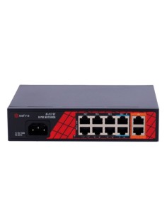 SF-SW1008HIPOE-H-120 Switch Hi-PoE Safire de 8 PoE + 2 Uplink GigaBite