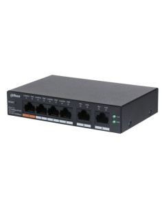 CS4006-4ET-60 Switch Dahua 4 puertos  PoE + 2 Uplink GigaBit