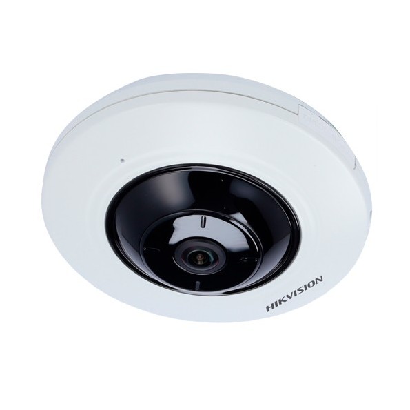 DS-2CD2955G0-ISU(1.05mm) Domo IP Hikvision Fisheye, 5 Mpx, 180 grados, IR 8m con Micro