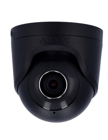 AJ-TURRETCAM-8-B Cámara IP Ajax negra de 8 Mpx (4K), 100-110 grados, IR 50m con Micro