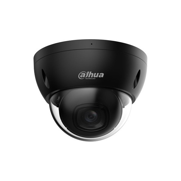 IPC-HDBW2441E-S-B Domo IP antivandálico Dahua Negra 4 Mpx, 102 grados, IR 30m con Micro