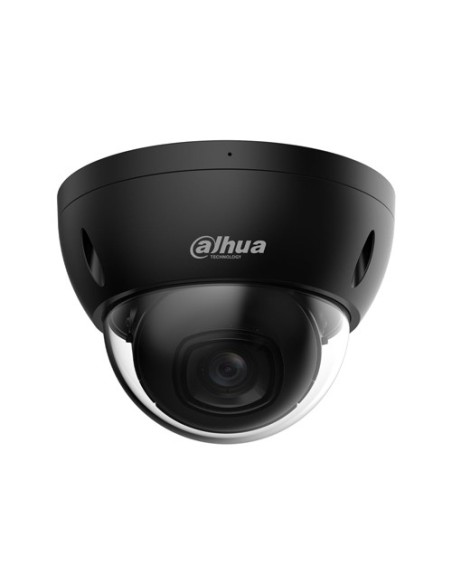 IPC-HDBW2441E-S-B Domo IP antivandálico Dahua Negra 4 Mpx, 102 grados, IR 30m con Micro