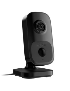 AJ-INDOORCAM-4-B Cámara IP Wi-Fi Ajax Negra de 4 Mpx con PIR, 110 grados, IR 8m con Micro y Altavoz