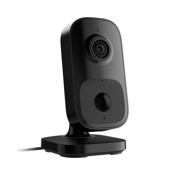 AJ-INDOORCAM-4-B Cámara IP Wi-Fi Ajax Negra de 4 Mpx con PIR, 110 grados, IR 8m con Micro y Altavoz