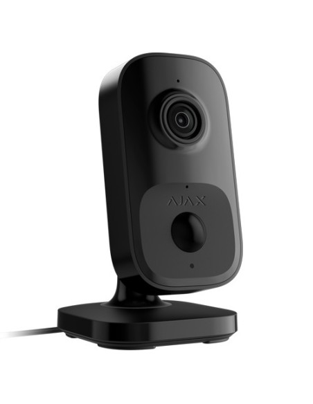 AJ-INDOORCAM-4-B Cámara IP Wi-Fi Ajax Negra de 4 Mpx con PIR, 110 grados, IR 8m con Micro y Altavoz