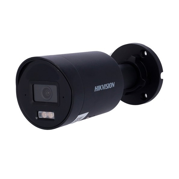 DS-2CD2043G2-LI2U(2.8mm)(BLACK) Cámara IP 4 Mpx Hikvision Acusense Negra, 104 grados, Iluminación dual 40m con Micro