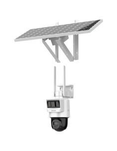 DS-2DE2C400IWG-K/4G/C09S20 Cámara motorizada IP Solar 4G Hikvision 4 Mpx, IR 30m con Micro