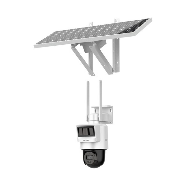 DS-2DE2C400IWG-K/4G/C09S20 Cámara motorizada IP Solar 4G Hikvision 4 Mpx, IR 30m con Micro
