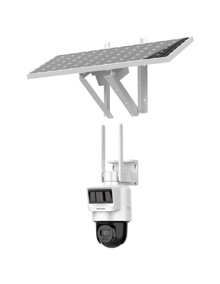 DS-2DE2C400IWG-K/4G/C09S20 Cámara motorizada IP Solar 4G Hikvision 4 Mpx, IR 30m con Micro