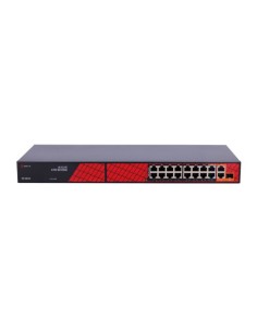 SF-SW1916HIPOE-HF-300 Switch de 16 PoE + 2 Uplink  Gigabit + 1 SFP