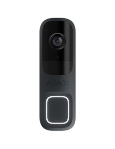 AJ-DOORBELL-4-GRA Vídeo Timbre Grafito Ajax con Cámara IP de 4 Mpx y Sensor PIR, 155 grados, IR 6m con Micro y Altavoz