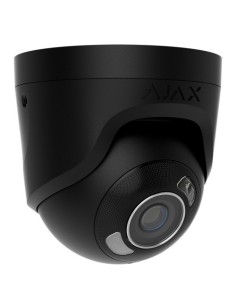 AJ-TURRETCAM-5-0400-HL-B Cámara IP Ajax negra de 5 Mpx, 75-85 grados, Iluminación Dual 50m con Micro